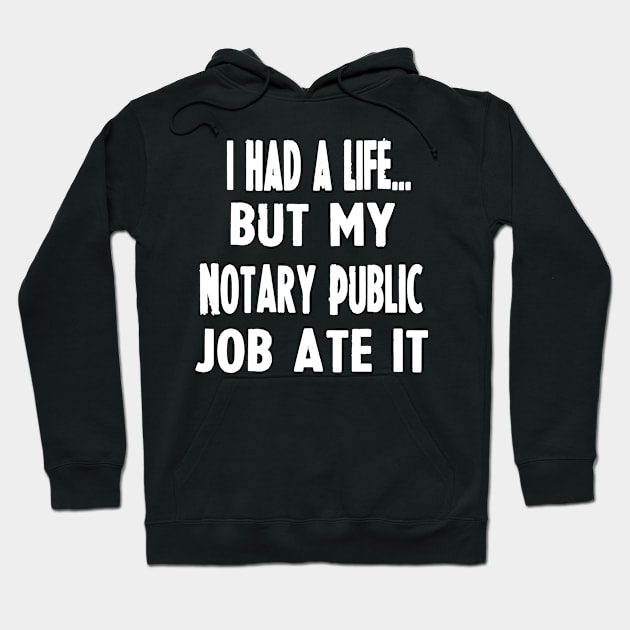 Funny Gifts For Notary Publics Hoodie by divawaddle